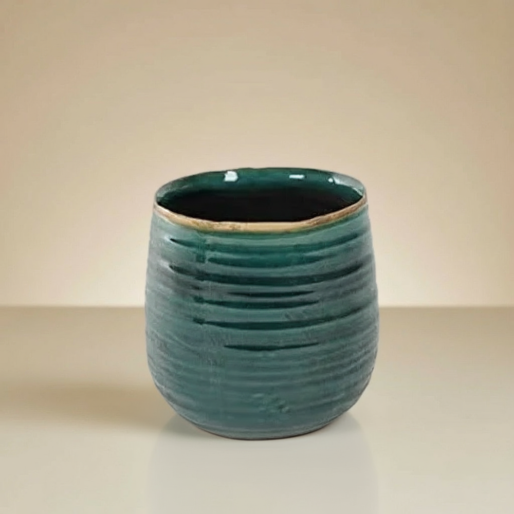 Como Planter In Turquoise