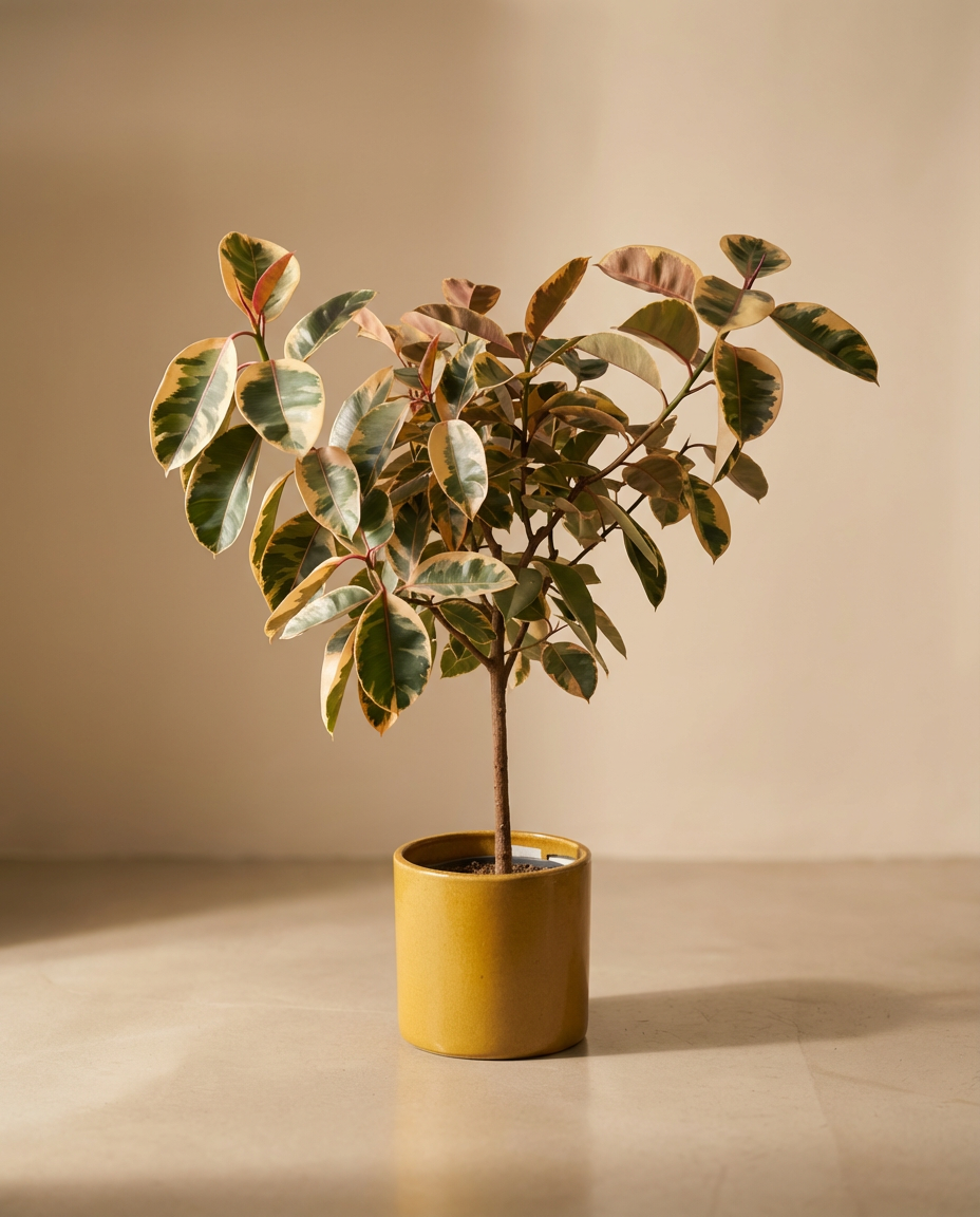 Pink Rubber Tree