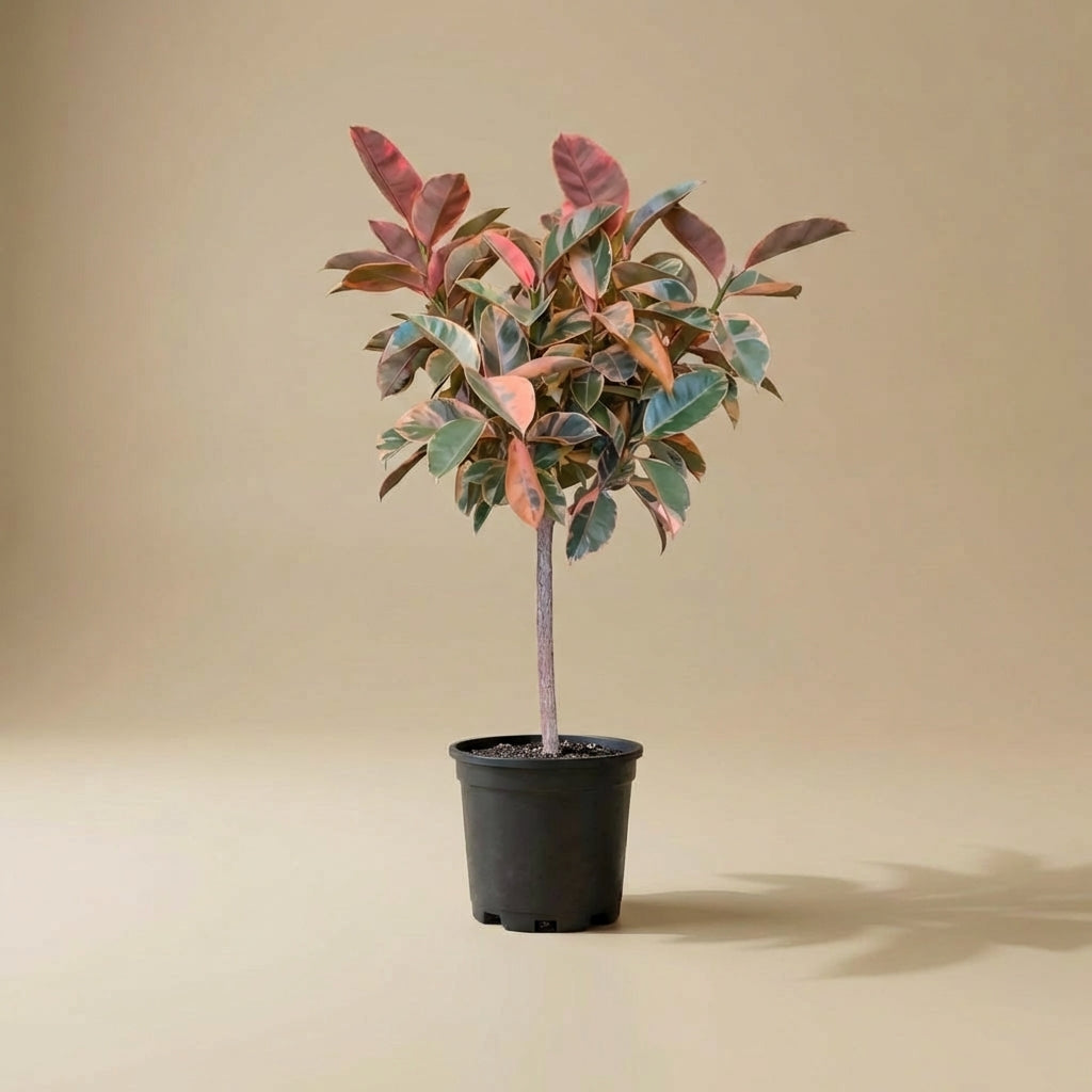 pink variegated rubber tree Pink Rubber Tree – Plant Warehouse