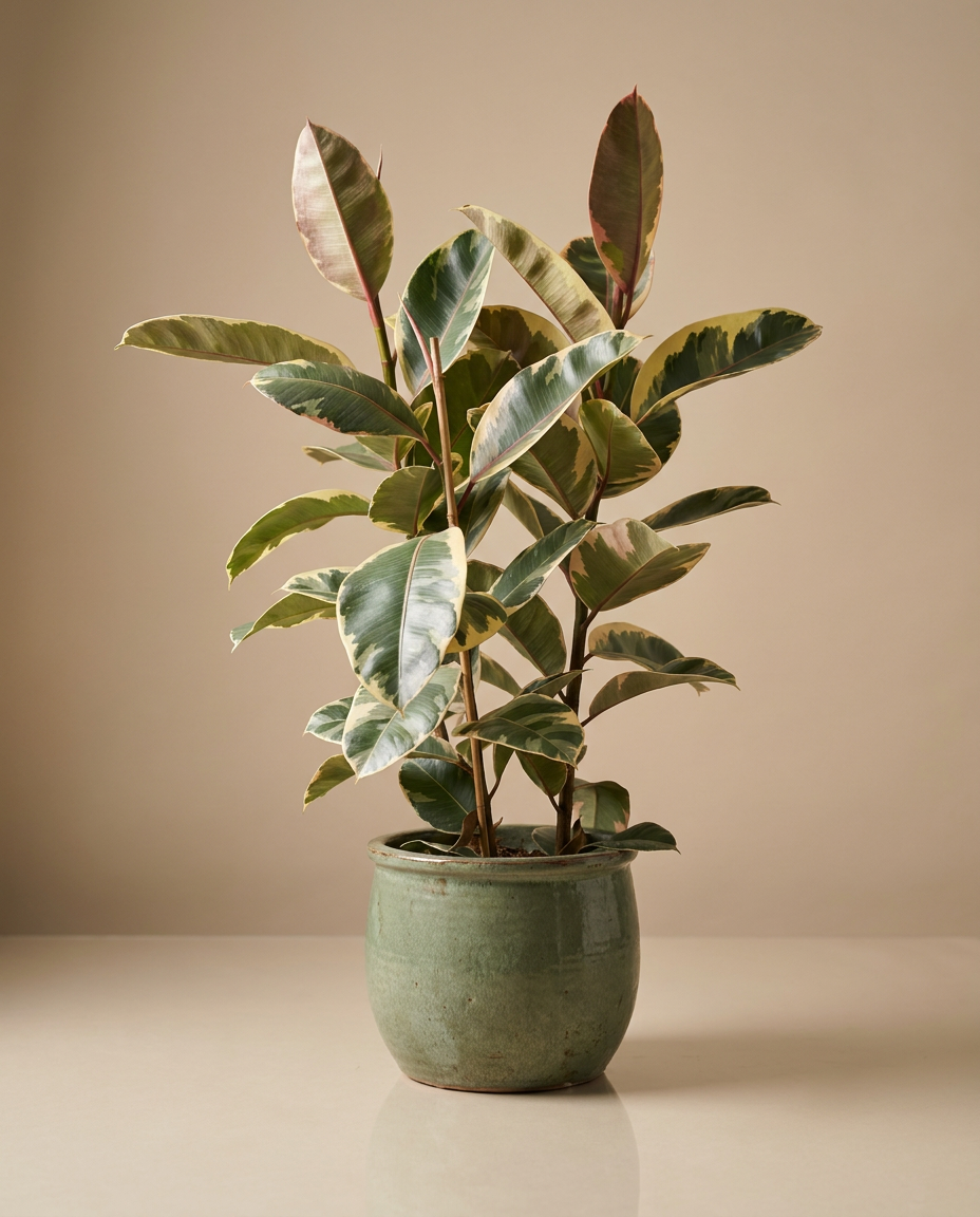 White Rubber Plant