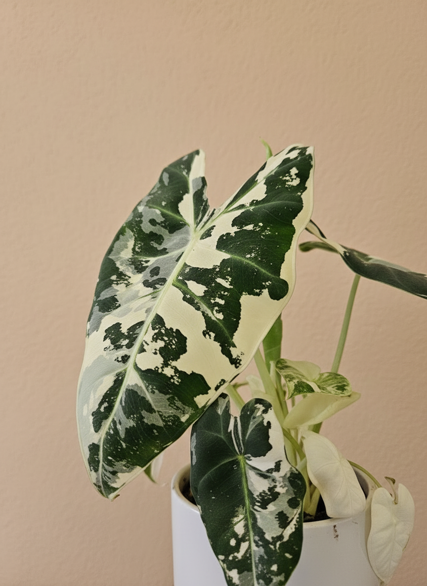 Rare Variegated Alocasia Frydek