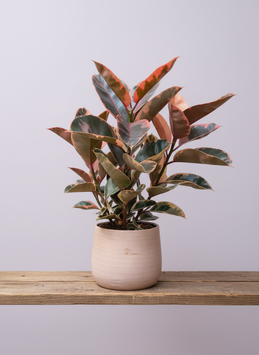 Pink Rubber Plant