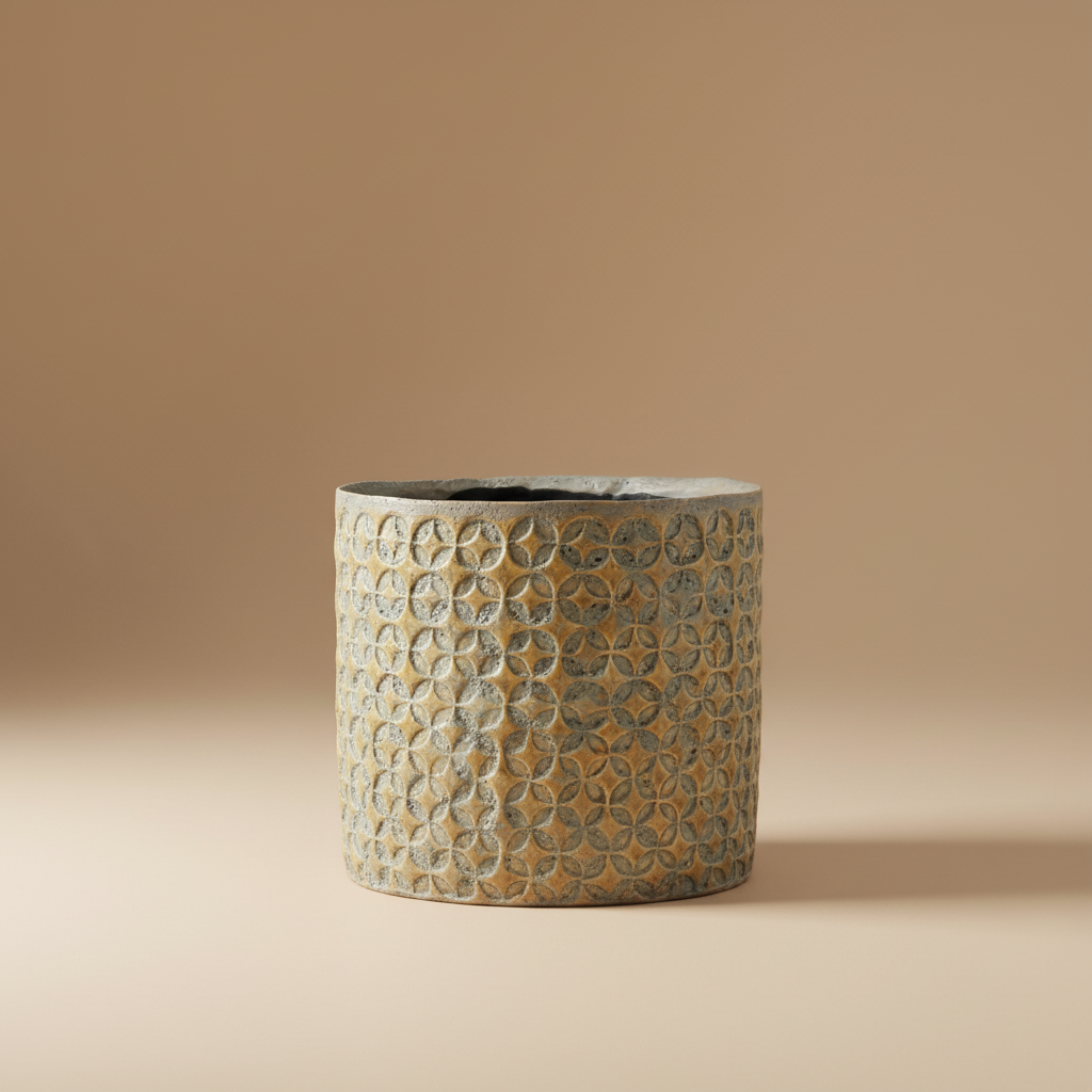 Terni Planter In Mustard