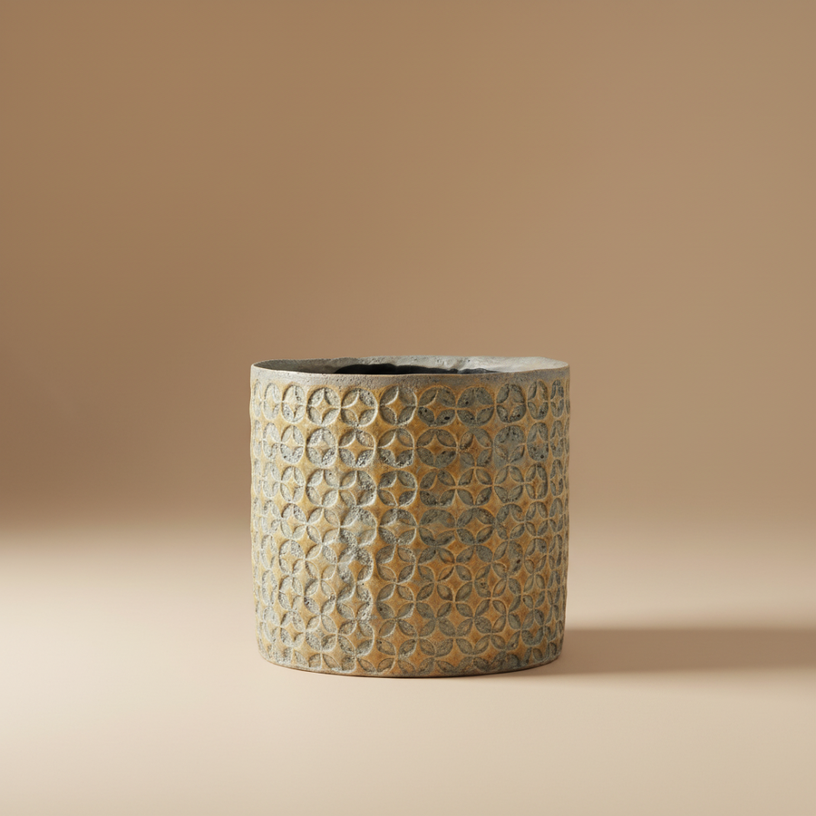 Terni Planter In Mustard